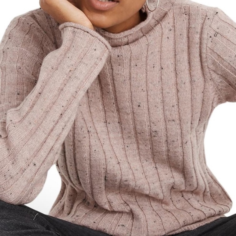Madewell Donegal Evercrest Sweater Pink - Picture 1 of 2